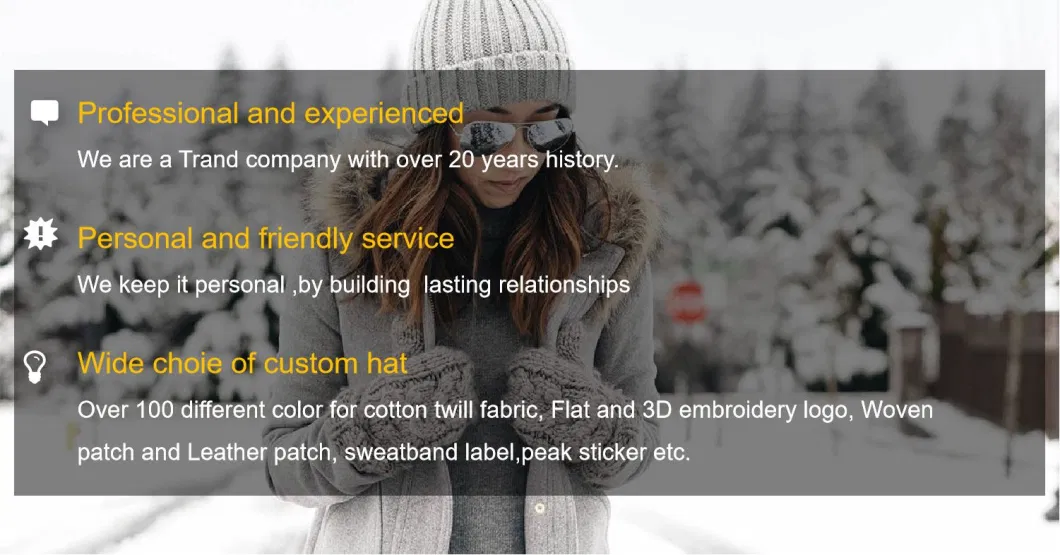 Custom Logo Promotional Hats Beanie Knitted Acrylic Hat Winter Beanie Hat