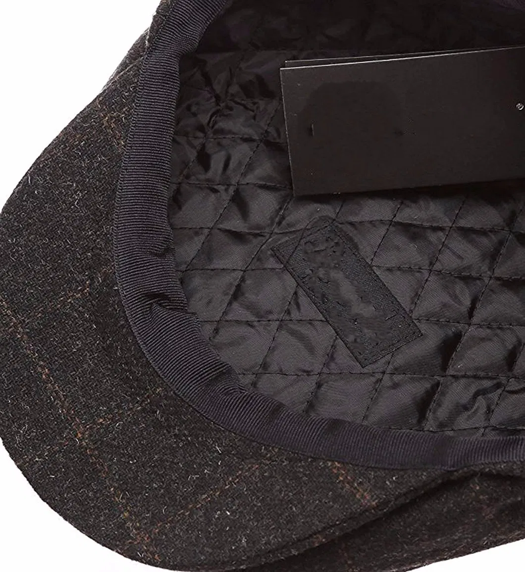 Custom Classic 8 Panel Wool Blend Newsboy Snap Brim Collection Beret Formal Hat All Matching Beret