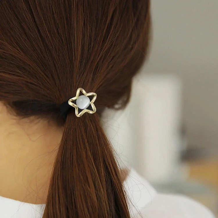 Korean Version of Starfish Head Rope Female Net Red Temperament Simple Hair Band