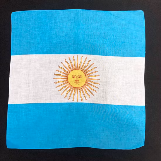 Wholesale Multifunctional 21*21 Inch Custom Printed Paisley Square Polyester Cotton Bandana