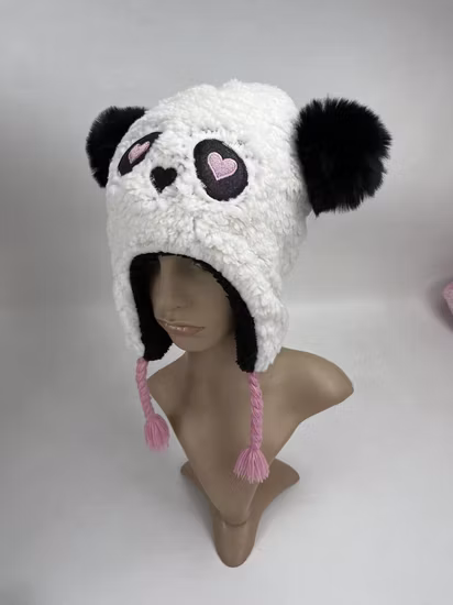 Gorros Hunting Trapper Cap 100% Corduroy Custom Leather Patch Russian Style Ushanka Winter 5 Panel Hat Earflap Wholesale