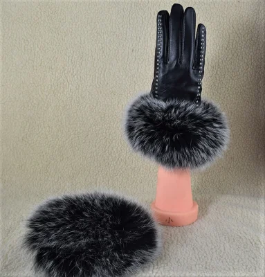 Wholesale Soft Touch Casual Mittens with Real Rex Rabbit Hair